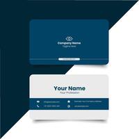 Simple Business Card Layout. creative modern name card and business card. Clean Design. corporate design template, Clean professional business template, visiting card. elegant vector