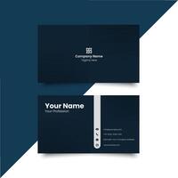 Simple Business Card Layout. creative modern name card and business card. Clean Design. corporate design template, Clean professional business template, visiting card. elegant vector