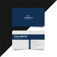 Simple Business Card Layout. creative modern name card and business card. Clean Design. corporate design template, Clean professional business template, visiting card. elegant vector