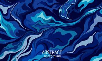 Abstract background with blue and white color like cloud mega mendung style vector