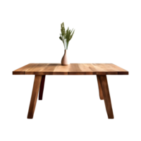 AI generated Farmhouse table isolated on transparent background png