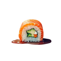 AI generated California roll isolated on transparent background png