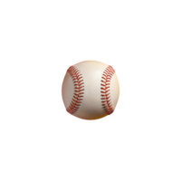 ai generiert Baseball isoliert auf transparent Hintergrund png