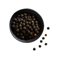 AI generated Black pepper isolated on transparent background png