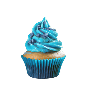 ai generado azul Formación de hielo fantasía magdalena aislado en transparente antecedentes png