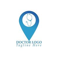 Doctor logo design vector
