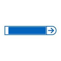 frame shape call to action button vector