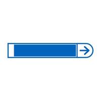 frame shape call to action button vector