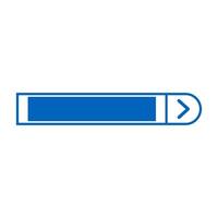 frame shape call to action button vector