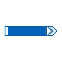 frame shape call to action button vector
