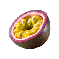 AI generated Passion fruit isolated on transparent background png