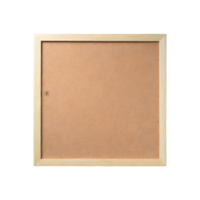 AI generated Empty space on cork board isolated on transparent background png