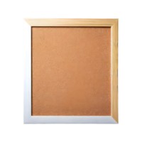 AI generated Empty space on cork board isolated on transparent background png