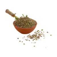 AI generated Oregano that has been dried isolated on transparent background png