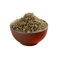 AI generated Oregano that has been dried isolated on transparent background png