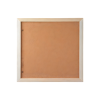 AI generated Empty space on cork board isolated on transparent background png