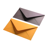 AI generated Pair of envelopes isolated on transparent background png