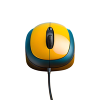 AI generated Computer mouse isolated on transparent background png