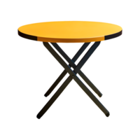 AI generated Folding table isolated on transparent background png