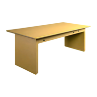 AI generated A table designed for writing or paperwork may have drawers isolated on transparent background png