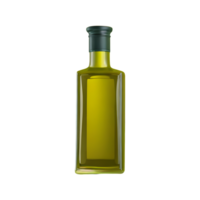 ai generiert Olive Öl Flasche isoliert auf transparent Hintergrund png