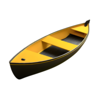 AI generated 3d boat isolated on transparent background png