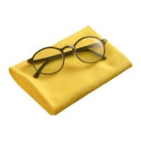 AI generated Cleaning cloth for eyewear isolated on transparent background png