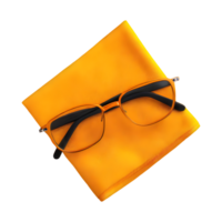 AI generated Cleaning cloth for eyewear isolated on transparent background png