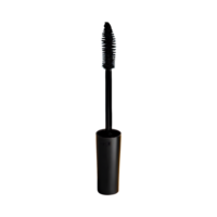 AI generated Mascara brush mark isolated on transparent background png