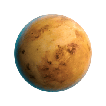 AI generated Mercury planet or foreign planet isolated on transparent background png