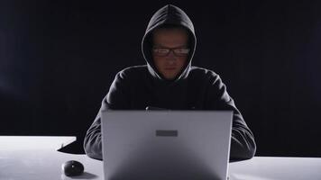 Having received the order, the hacker launches an attack. video