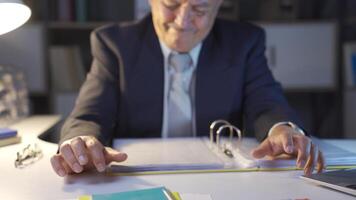 Anxious and overwhelmed businessman. video