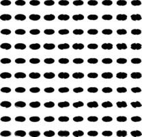 Hand Drawn Horizontal Oval Shape Filled-100-2 vector