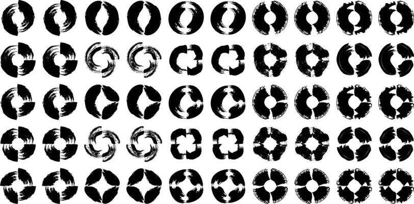 Hand Drawn circle Shape Bold 50 -6
