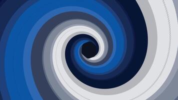 Abstarct spiral round vortex style creative data center background in dark blue color. This minimalist background can be used as a banner or wallpaper.It also can be presented as urgency. vector