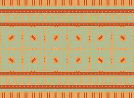 Cross Stitch. Pixel Pattern. Ethnic Patterns. Abstract art. Design for carpet, wallpaper, clothing, textile, pillow, curtain, bedsheet, table runners. Mehndi. Rushnyk. Earth tone. Vintage. Vector. vector