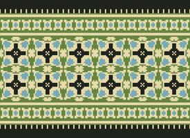 Cross Stitch. Pixel Pattern. Ethnic Patterns. Abstract art. Design for carpet, wallpaper, clothing, textile, pillow, curtain, bedsheet, table runners. Mehndi. Rushnyk. Earth tone. Vintage. Vector. vector