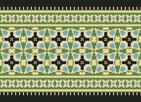 Cross Stitch. Pixel Pattern. Ethnic Patterns. Abstract art. Design for carpet, wallpaper, clothing, textile, pillow, curtain, bedsheet, table runners. Mehndi. Rushnyk. Earth tone. Vintage. Vector. vector