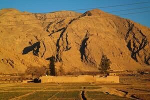 Volcanic mountains formation in the Balochistan on 2023-08-12 photo