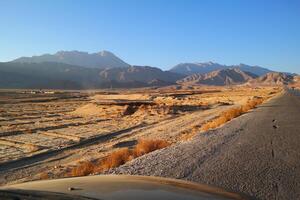 Volcanic mountains formation in the Balochistan on 2023-08-12 photo