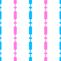 simple stripe ethnic textile seamless pattern vertical line blue and pink color on transparent background illustration. line stripe varicoloured, alternate the color pattern texture for textile,. png