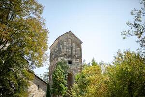 Georgia, martvili 01 septiembre 2018 monasterio es un georgiano monástico complejo. martvili-chkondidi catedral foto