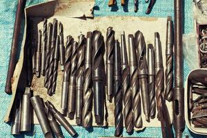 tools used at a flea market sale of the land photo