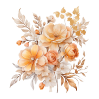 AI generated Abstract metallic flower design, Digital flower painting, Floral textile design, Flower Illustration,Embossed flower pattern, PNG flower images, Foral flower bouquet design