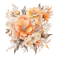 AI generated Abstract metallic flower design, Digital flower painting, Floral textile design, Flower Illustration,Embossed flower pattern, PNG flower images, Foral flower bouquet design