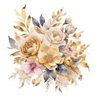 AI generated Abstract metallic flower design, Digital flower painting, Floral textile design, Flower Illustration,Embossed flower pattern, PNG flower images, Transparent decorative floral design