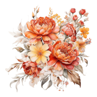 AI generated Abstract metallic flower design, Digital flower painting, Floral textile design, Flower Illustration,Embossed flower pattern, PNG flower images, Foral flower bouquet design