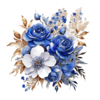 ai généré abstrait métallique fleur conception, numérique fleur peinture, floral textile conception, fleur illustration, en relief fleur modèle, png fleur images, transparent décoratif floral conception