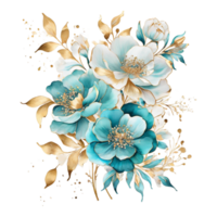 ai generiert abstrakt metallisch Blume Design, Digital Blume malen, Blumen- Textil- Design, Blume Abbildung, geprägt Blume Muster, png Blume Bilder, transparent dekorativ Blumen- Design