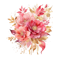 ai generiert abstrakt metallisch Blume Design, Digital Blume malen, Blumen- Textil- Design, Blume Abbildung, geprägt Blume Muster, png Blume Bilder, transparent dekorativ Blumen- Design